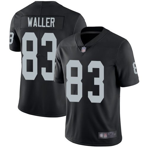 Men Oakland Raiders Limited Black Darren Waller Home Jersey NFL Football #83 Vapor Untouchable Jersey